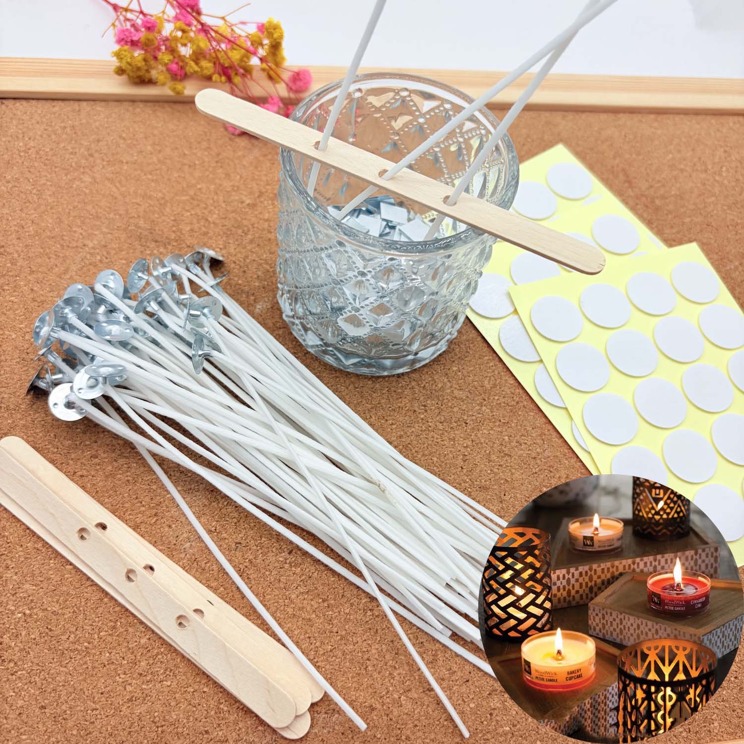 Candle Supplies Kit - 1 SET Kaarsenmaak DIY Kits Rookvrije