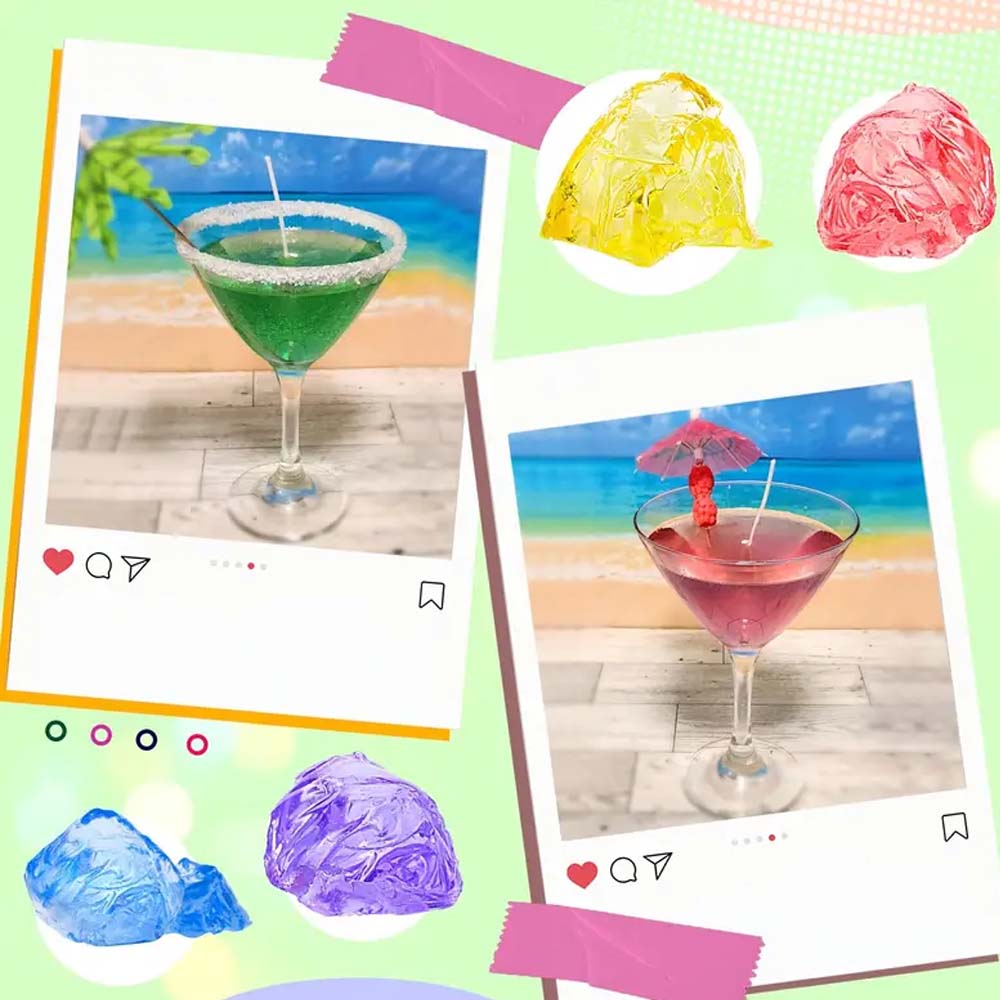 200 g gele, heldere gel-jelly- - Candle Supplies Kit recensie en prijs
